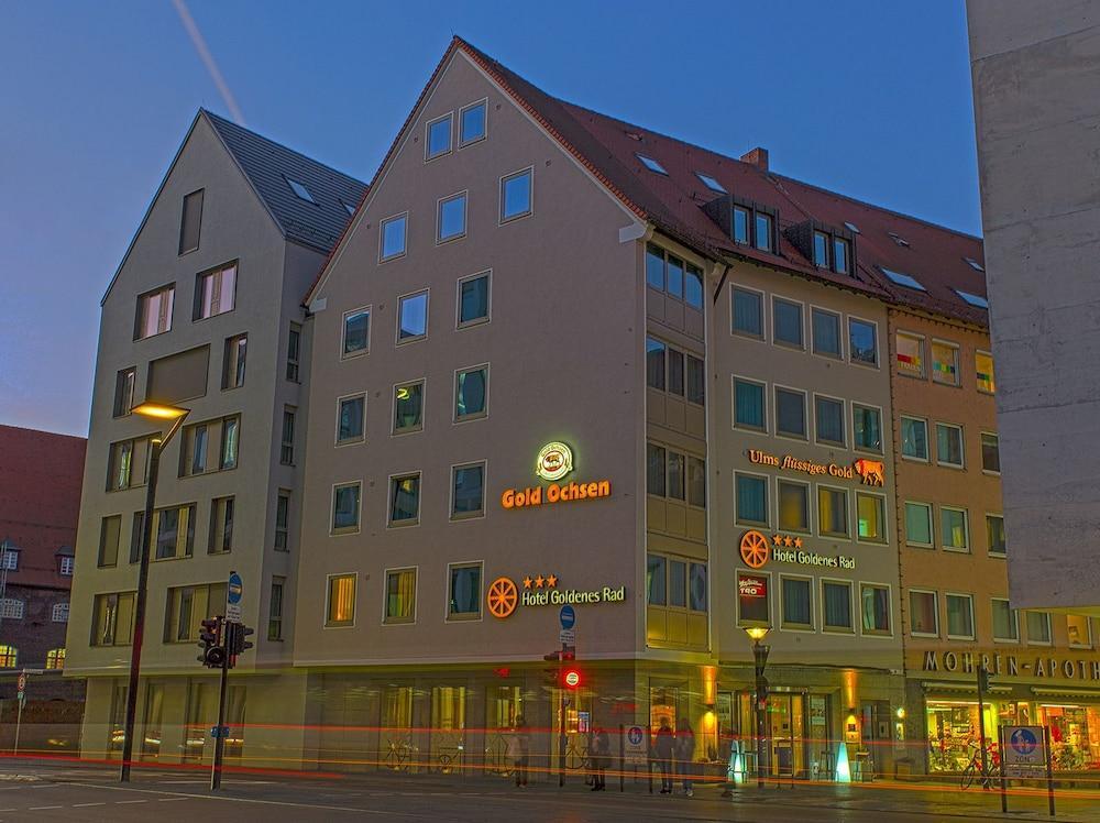 Hotel Goldenes Rad Ulm Exterior foto